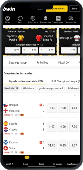 Banner ilustrativo de Bwin